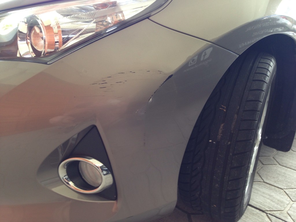 Toyota Bumper Bar Repair GC Auto Obsession Mobile Dent and Paint Repair