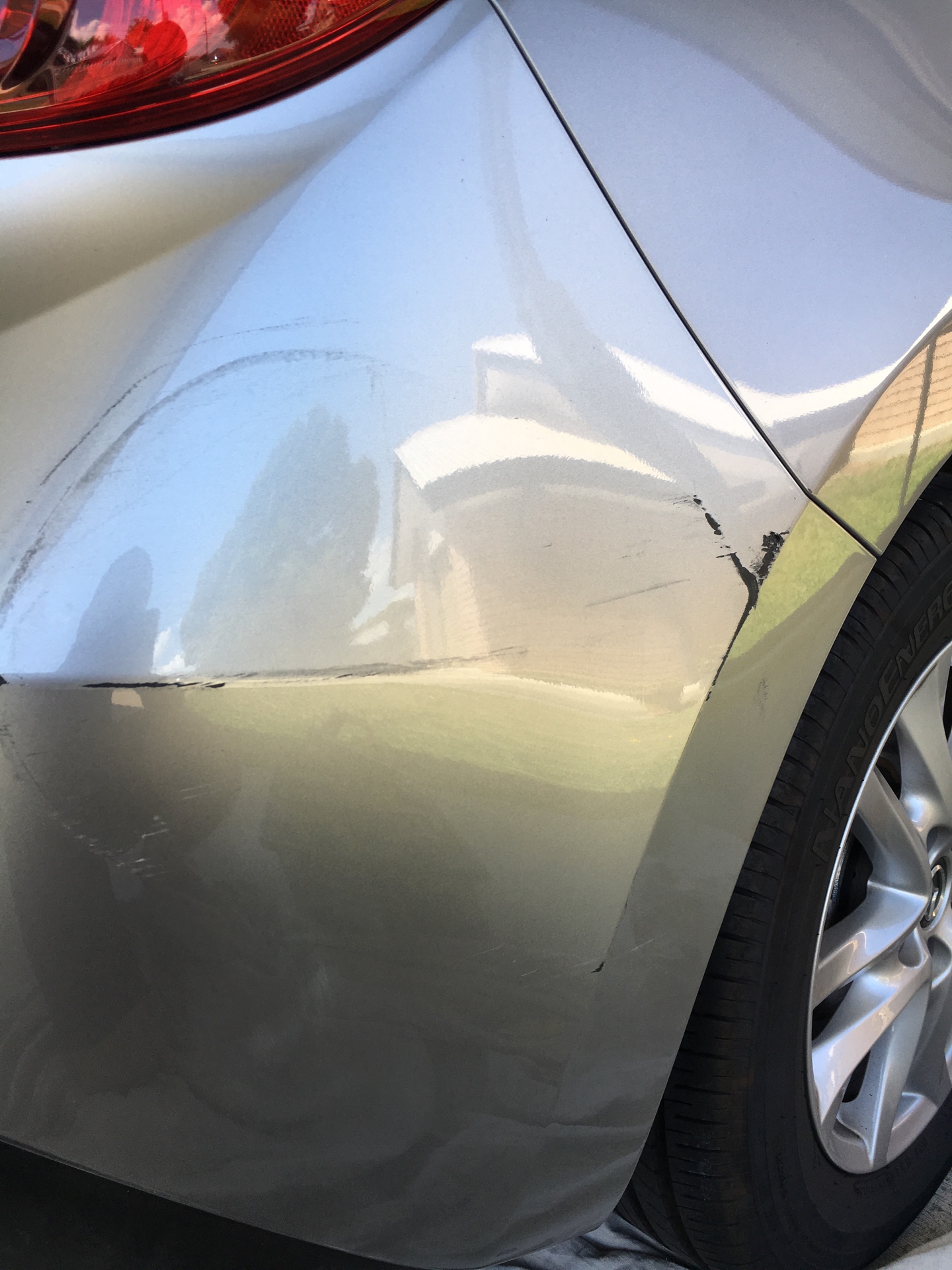 Mazda 3 bumper repair